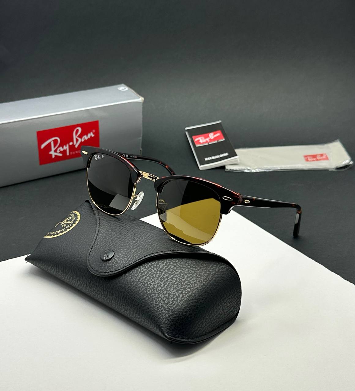 عینک کلابمستر پلاریزهrayban 3016 polarized