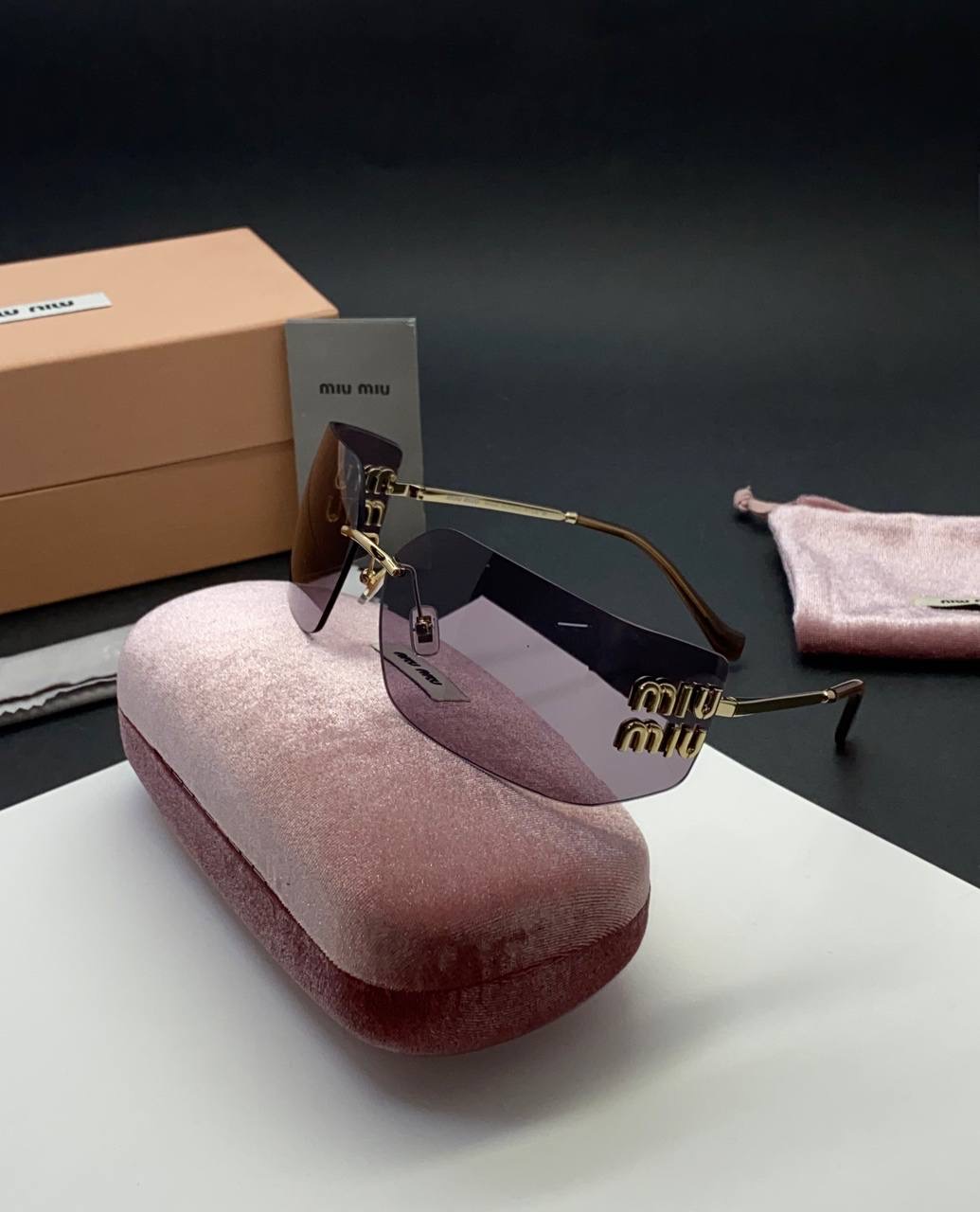 عینک میومیو اورجینال زنانه صورتی