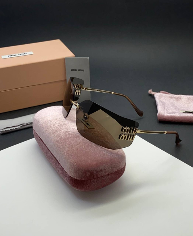 عینک زنامه میومیو اصل قهوه ای