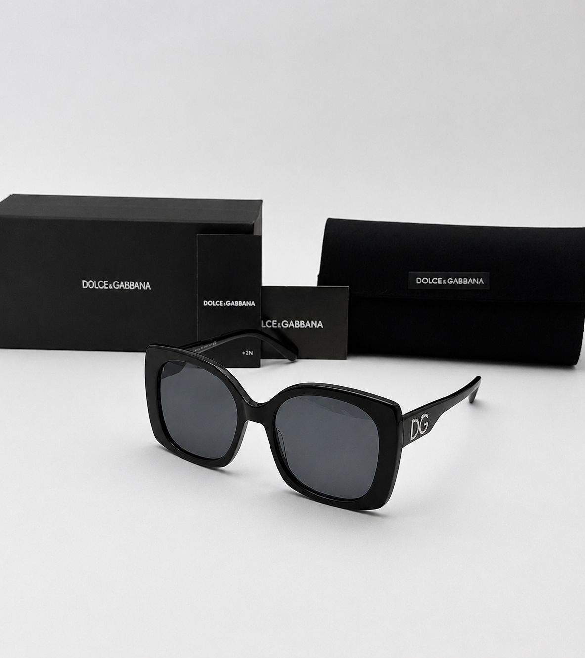 عینک آفتابی زنانه دولچه گاباناDOLCE&GABBANA فریم درشت اورجینال