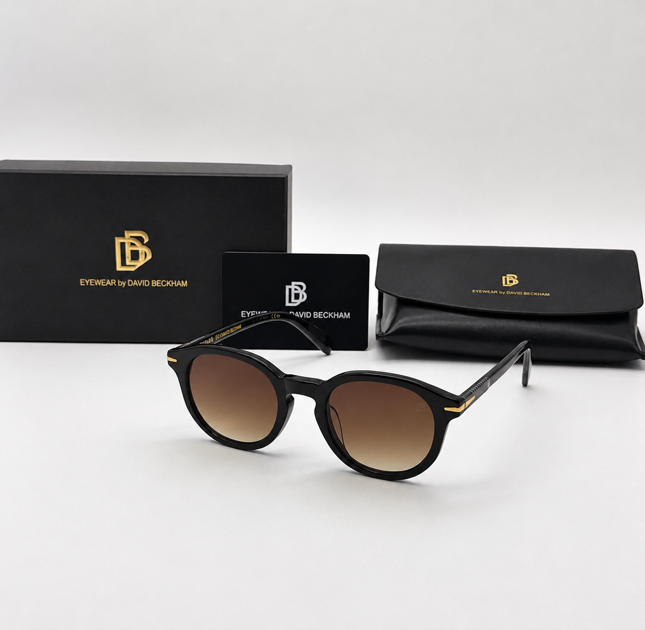 عینک افتابی دیویدبکهامDavidbeckham db1007اورجینال|فریم‌گرد یونیسکس