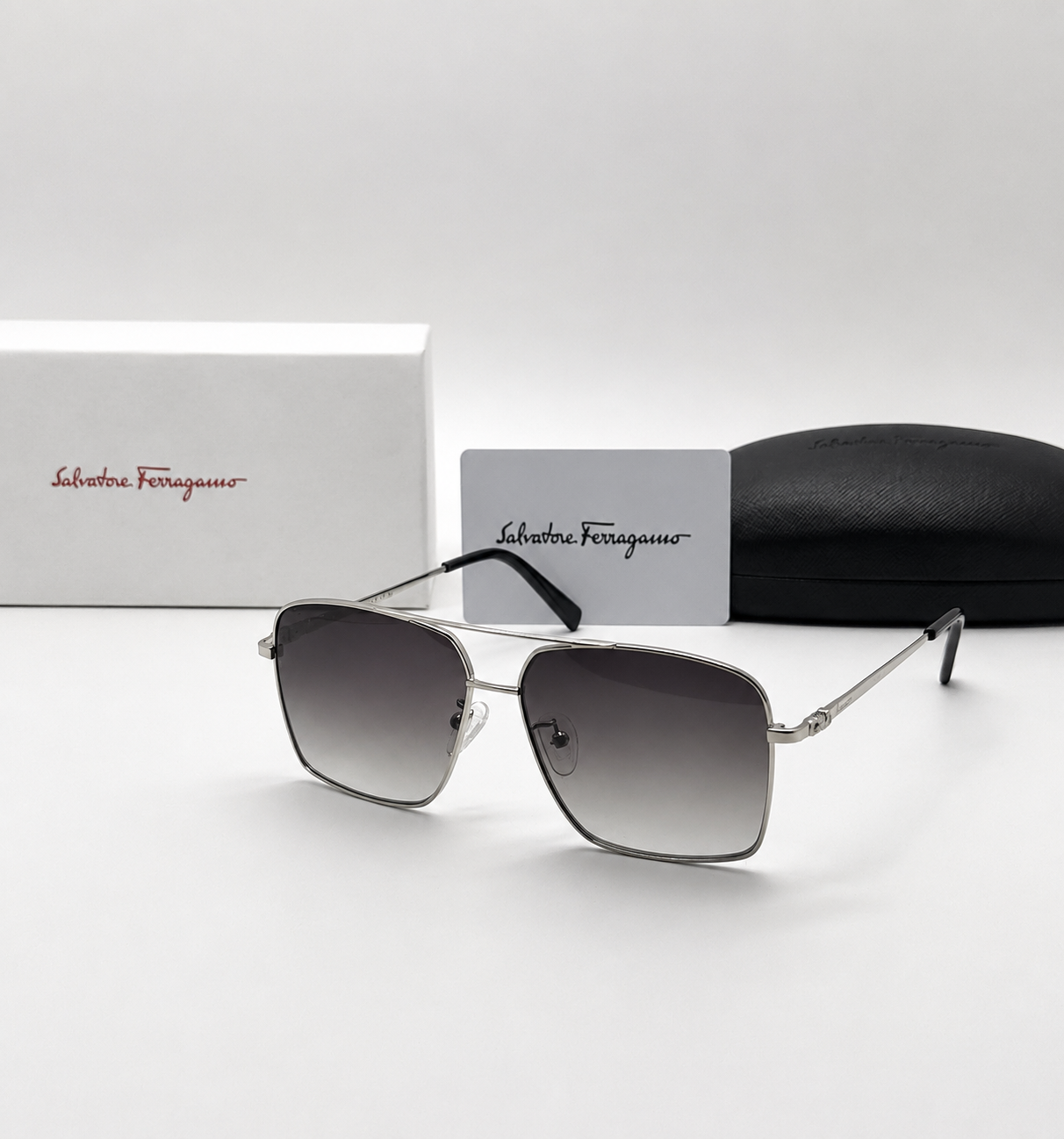 عینک افتابی مردانه فراگامو مدلferragamo sf310 اورجینال|فریم فلزی فوق سبک