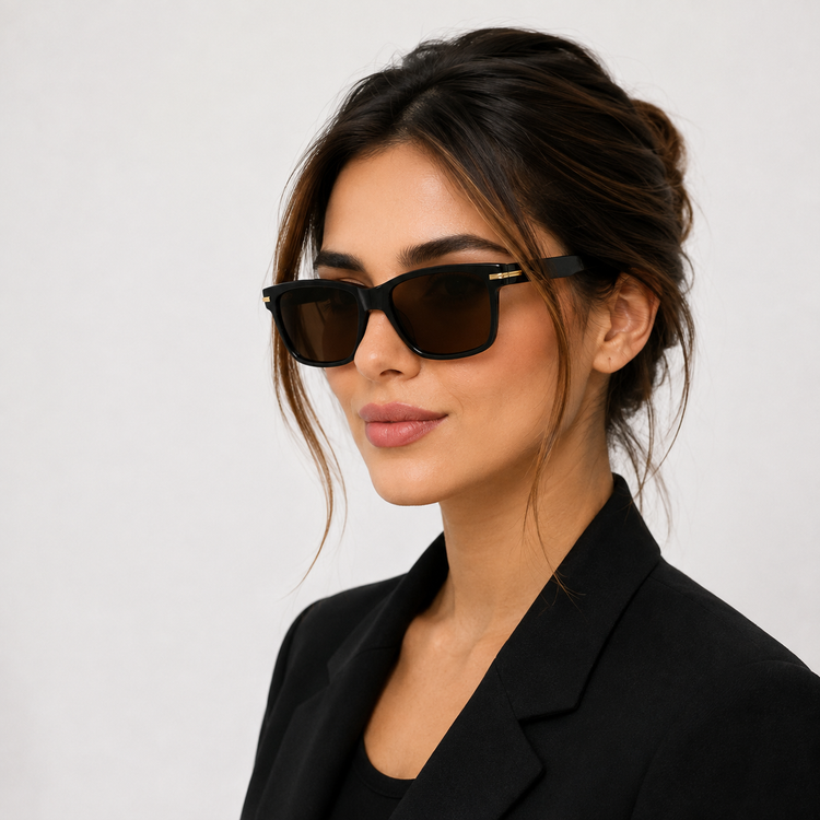 عینک افتابی مردانه و زنانه هوگوباس۱۵۹۸ اورجینال