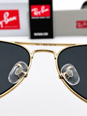 عینک آفتابی ریبن خلبانی(اویتور)Rayban Rb3026 پلاریزه اصل|یونیسکس