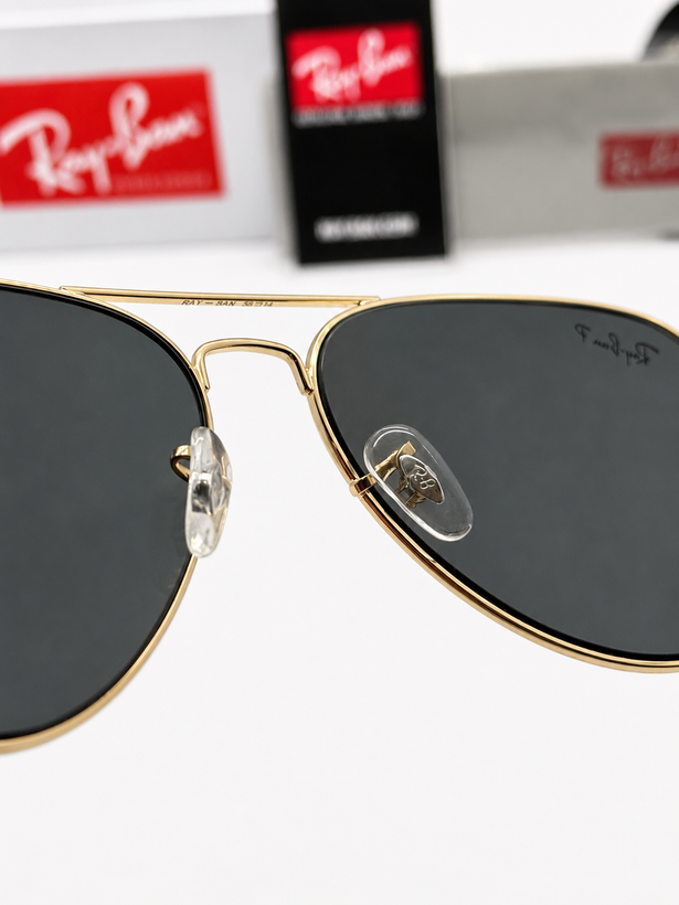 عینک آفتابی ریبن خلبانی(اویتور)Rayban Rb3026 پلاریزه اصل|یونیسکس