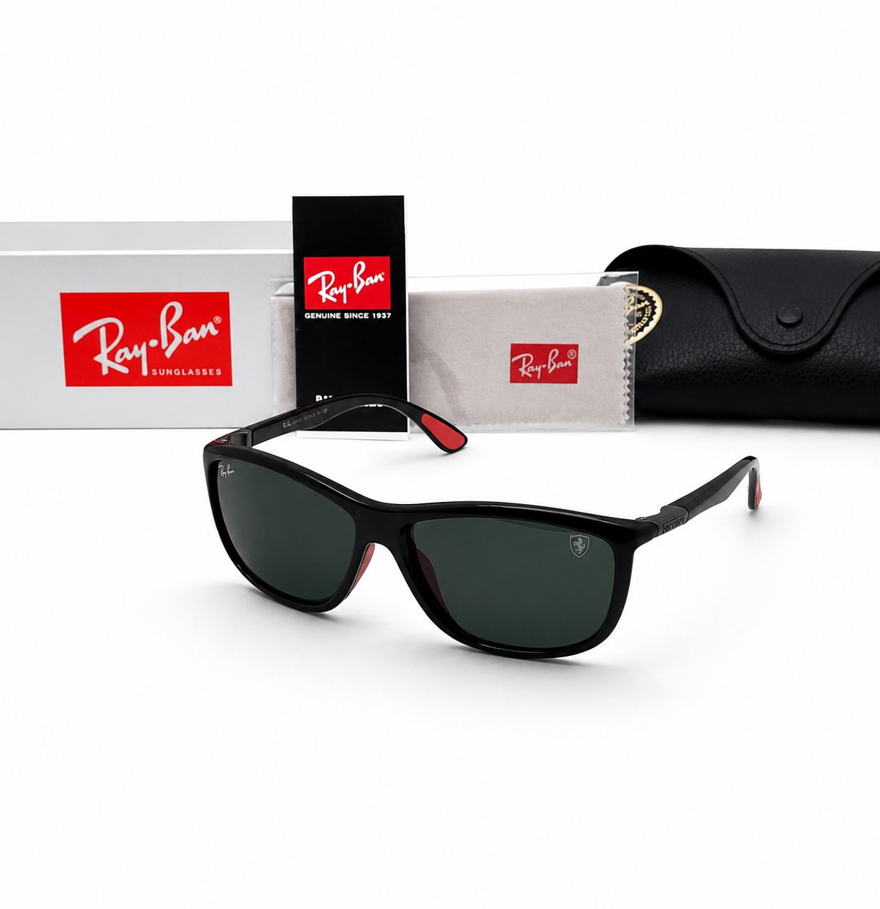 عینک آفتابی اسپرت ریبن فراری مدلRayban ferrari rb8351اصل